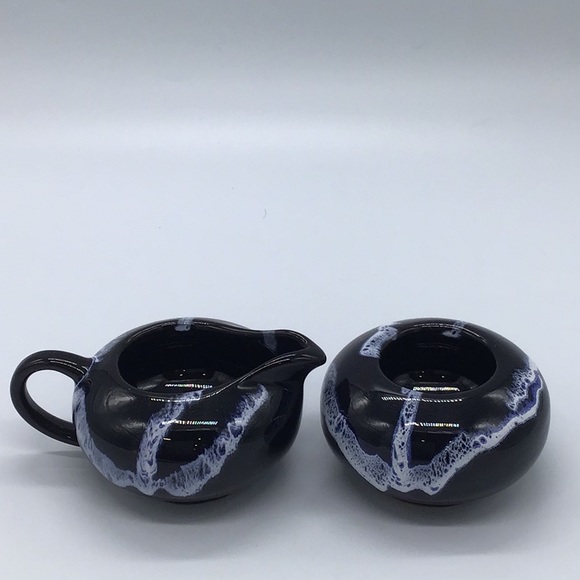 Rare Blue Mountain Pottery Granite Glaze Tea Set - Picture 10 of 15